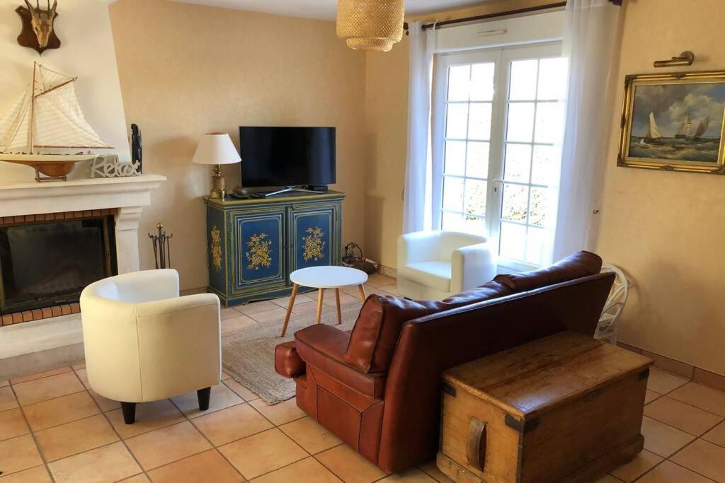 Belle Maison Neo-Bretonne A 5 Minutes De La Mer Treveneuc Bagian luar foto