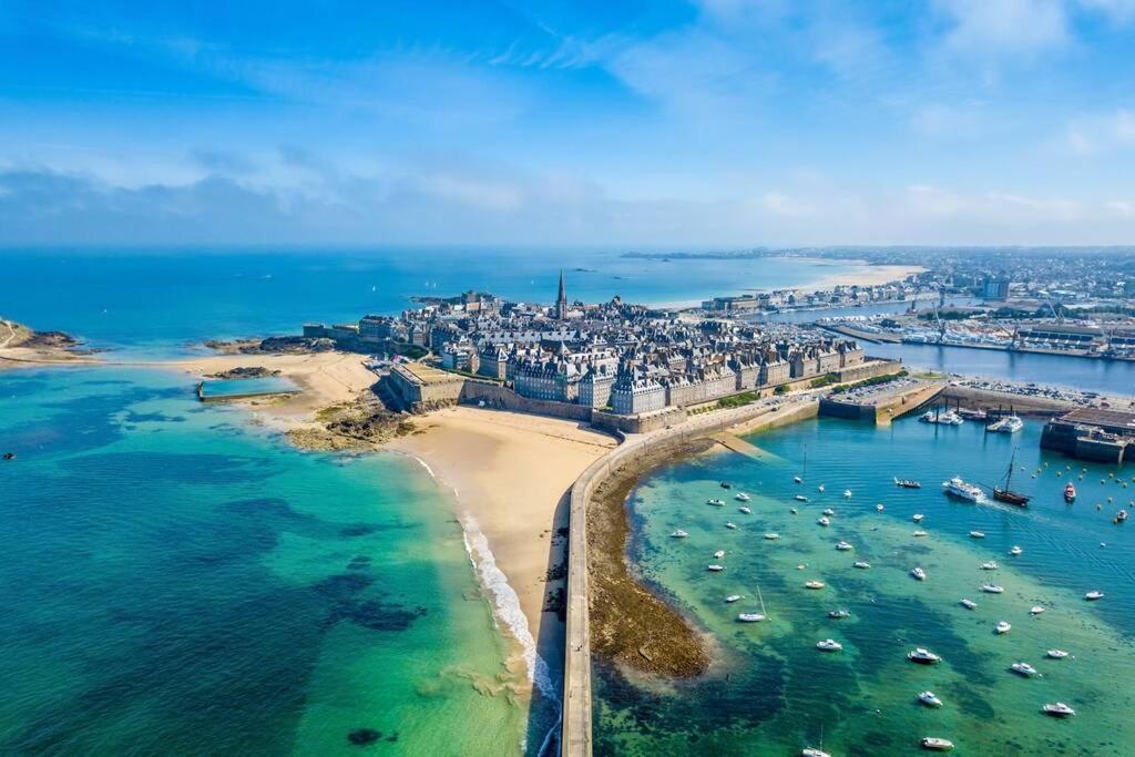 Belle Maison Neo-Bretonne A 5 Minutes De La Mer Treveneuc Bagian luar foto